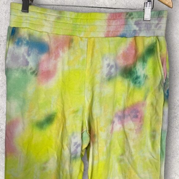 NEW Alice + Olivia French Terry Joggers Beach Tie Dye High Rise Large Boho Pants - Picture 5 of 14